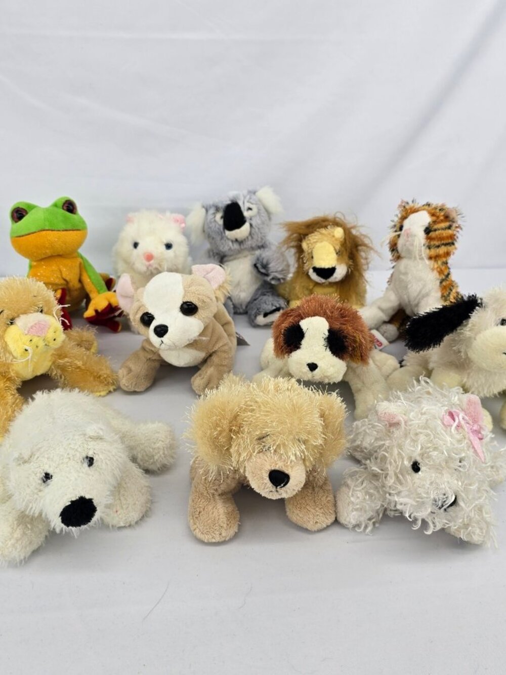 Ganz Webkinz Mini Plush Lot Retired Stuffed Animals Frog Koala Puppy Cat